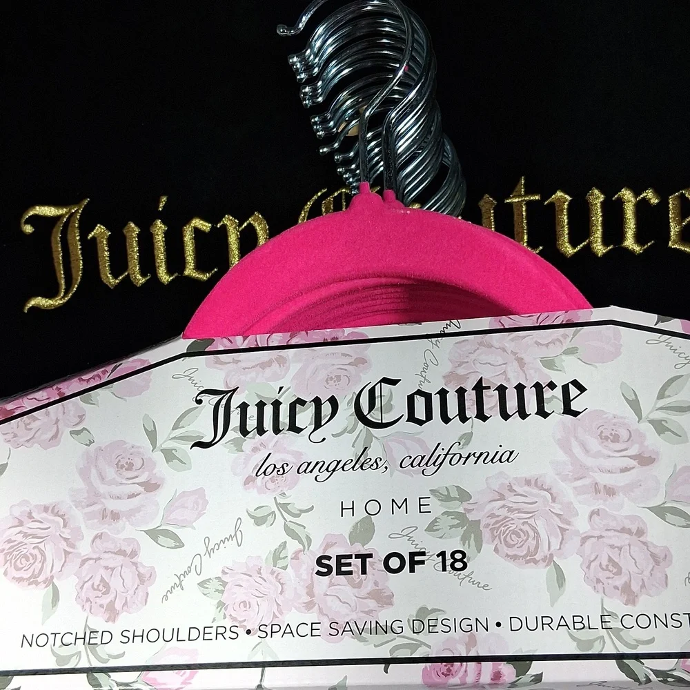 Juicy Couture Velvet Hanger No-Slip (18 Pack Full Size) NWT